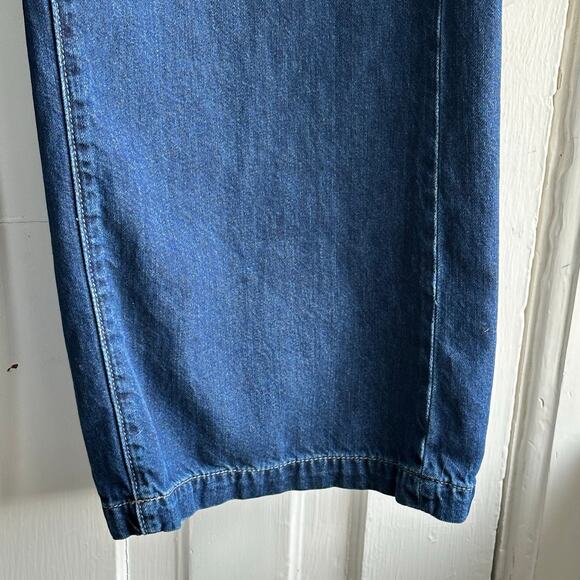 Sundance Greta Wide-Leg Denim Trouser Dark Indigo - Picture 6 of 9